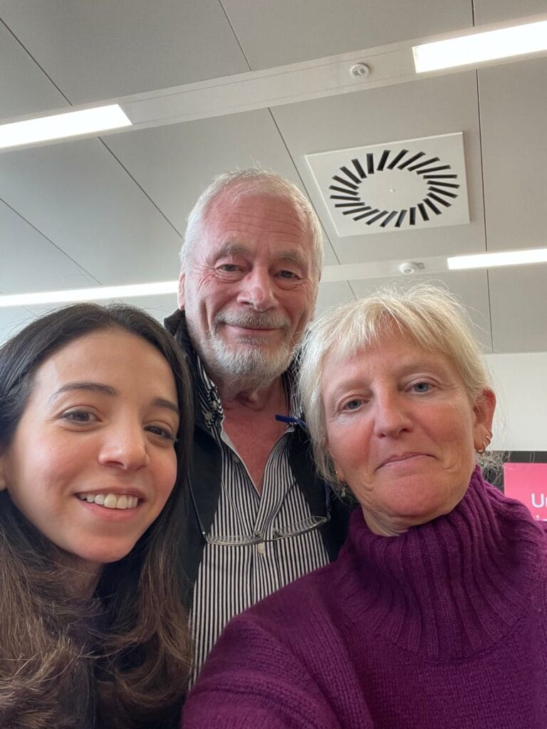 Dalia Saidan, Juliet Albert and Dr Pierre Foldes (who pioneered clitoral reconstruction surgery in France in 1998)